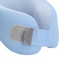 thumbnail image 3 of Face Down Desk Pillow Memory Foam Relieve Fatigue Ergonomic Design Soft U Shaped Nap Pillow Cushion for Office Blue, 3 of 4