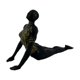 thumbnail image 4 of Estatua de postura de yoga, figura de resina, obra de arte decorativa coleccionable, artesanía, escultura Extensión, 4 of 9