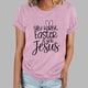 thumbnail image 1 of Fiudx Camisetas para Mujer Camiseta de Manga Corta con Cuello Redondo y Estampado Superior para Mujer Camiseta/Camisa de Cuello Redondo de Manga Corta, 1 of 4