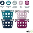 thumbnail image 3 of Duraglass 4-Pack 2 Cup Reusable Glass Container Jar with Leak Proof Lids and Protective Silicone Sleeves | Perfect for Overnight Oats, Yogurt | BPA-Free | Dishwasher Safe | Evening Orchard, 3 of 6