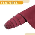 thumbnail image 5 of Unique Bargains 150x Suede Headliner Fabric 12"x57" Foam Back for Car Interior Roof Repair Wine Red 24" L × 57" W, 5 of 7