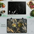 thumbnail image 5 of Renewold Stove Cover for Stove Top, Ceramic Stove Top Cover Mat Scratch Resistant Oil Resistant Stovetop Cover Oven Mat Protector for Kitchen Decor, Black Gold Marble, 5 of 7