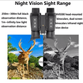 thumbnail image 6 of Aorsher Military Tactical Night Vision Goggles for Adults, 8 X Digital Zoom Night Vision Binoculars 7 Gear Infrared, 4K HD Head Mount Night Vision Goggles with 32GB Memory Card, 6 of 11
