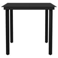 thumbnail image 5 of vidaXL Patio Dining Set Black Furniture 3/5/7 Piece 31.5"/55.1" Table Length, 5 of 45