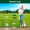 thumbnail image 3 of FXW Decorative Garden Fence for Yard - 20in(H) x 14.8ft(L) 8 Panels - Metal Fencing Panels - Animal Barrier Border for Dogs & Rabbits, Flower & Plant Edging, 3 of 5