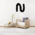 thumbnail image 4 of Artificial Black Vine Decoración Planta Colgante Falsa Con Significado Especial Adorno De Hoja De Vid Flexible Para Halloween Home Shopping Mall 2.7M Yuarrent HA013632-00, 4 of 7