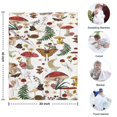 thumbnail image 4 of Red Mushroom Nature White Pattern Blanket,Comfortable Soft Flannel Throw Blanket,All Season,Warm Lightweight Blankets for Sofa Bed Couch Living Room Chair,30"x40", 4 of 4