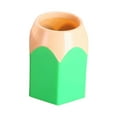 thumbnail image 3 of Portalápices, organizador de escritorio, suministros de papelería para el aula en casa, soporte de exhibición de lápiz con forma de punta de lápiz bon verde DYNWAVEMX Titular de la pluma, 3 of 8