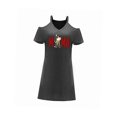 thumbnail image 3 of Vestido corto de verano para mujer, con hombros descubiertos, ropa para adolescentes, para vacaciones M, 3 of 7