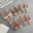 thumbnail image 6 of NGTEVOOS Women's slide sandal Butterfly Knot Slip On Slides Indoor Home Slippers Shoes, 6 of 6