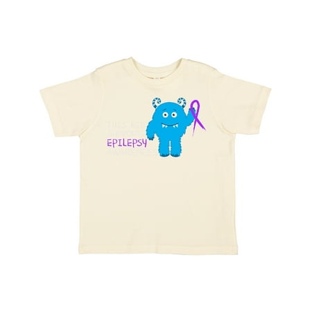 

Inktastic This Kid Supports Epilepsy Awareness Boys or Girls Toddler T-Shirt