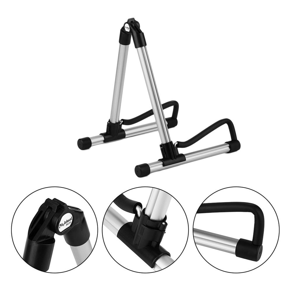 SK20 Alloy Guitar Stand Universal Folding For Acoustic Electric Guitars Guitar Floor Stand Holder Excellent