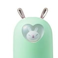 TUMALL Lovely Pet Rabbit Humidifier 300ML Water Tank for OfficeGreen