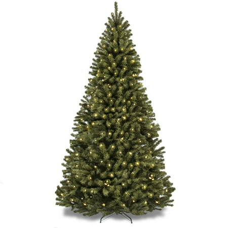Best Choice Products 6ft Pre-Lit Spruce Hinged Artificial Christmas Tree w/ 250 UL-Certified Incandescent Warm White Lights, Foldable (Best Price On Artificial Christmas Trees)