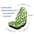 thumbnail image 2 of Goofa Green Kiwi Printed Car Seat Covers, Automotive Seat Covers for Cars Trucks and SUVs, Quick Setup Universal Fit Elastic Seat Covers-1, 2 of 6