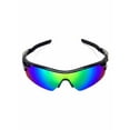 thumbnail image 4 of Walleva Emerald Mirror Coated Polarized Replacement Lenses for Oakley Radarlock Pitch Sunglasses, 4 of 5