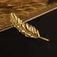 thumbnail image 2 of Aleación De Bronce Para Hombre Hoja Broches Prendedores Accesorios De De Cuello Breastpin, 2 of 9