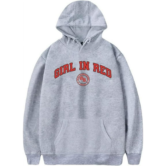 Girl in red  We Fell in Love in October Pullover Hoodie Cool Print Unisex Long Sleeve Pullovers Sweatshirt