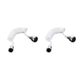 thumbnail image 2 of Naiovety Extension Leakproof Splashproof 2 Replacement Accessories Household Gear Extender Adjustable Connector Blanco 2Conjunto, 2 of 6