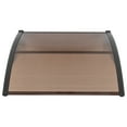 thumbnail image 2 of Kadyn 40"x 35" Window Door Awning, Patio Cover Awning for Outdoor, Awning Canopy for Patio, Light Brown, 2 of 7