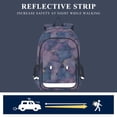 thumbnail image 5 of FORMRS Unisex School Backpack 17" Student Travel Bag with Laptop Compartment, Watercolor Pink Marble Pattern, 5 of 7