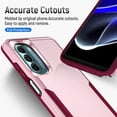 thumbnail image 3 of for Moto G Stylus 5G 2022 Case, with Screen Protector,[ Grade Drop Tested] Heavy-Duty Tough Rugged Shockproof Protective Case for Motorola G Stylus 5G 2022, Pink, 3 of 6