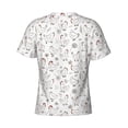 thumbnail image 6 of Vsdgher Funny Chicken Print Men's Dry Fit Mesh Athletic Shirts Moisture Wicking Tennis T-Shirt Tops, 6 of 9