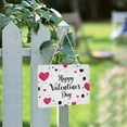 thumbnail image 2 of SKYSONIC Valentine's Day Hearts Welcome Sign Front Door Decor Wall Hanging Plaque Rectangular Door Hanging Sign Porch Decorations for Home Outdoor Indoor Holiday, 2 of 6