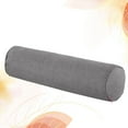 thumbnail image 3 of UPGRATOR 1Pack Bolster Cushions Polyester Back Support for Family Home Use Dark Grey, 3 of 8