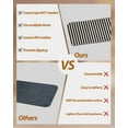 thumbnail image 4 of Black Striped Stair Treads for Wooden Steps Indoor Runner Rug Carpet, Modern Simple Farmhouse Beige Vintage 10 Pieces Peel and Stick Staircase Step Treads Covers Washable Throw Door Mats, 30"x8", 4 of 5