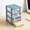 Blue 3 Layers L, variant on Desk Organizer with Drawers, 4 Drawers Storage Organizer, Desktop Storage Drawers for Office/Work Supplies, Plastic Stationary Makeup Organizer, Desk Storage Box for Office, Home