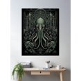 thumbnail image 2 of Cthulhu Slumbers Poster Wall Art, Modern Wall Decor For Living Room Bedroom, 8x12 UNFRAMED, 2 of 3
