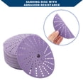 thumbnail image 3 of Unique Bargains Disques de Ponçage Ronds à Crochet et Boucle Papier de Verre Durabilité Réparation Automobile 6 Pouces 500Grit 50 Pcs Violet, 3 of 7