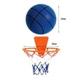 thumbnail image 5 of AMLESO Silent Basketball with Hoop Portable No Noise Children Adult Toy Blue Size 7, 5 of 9