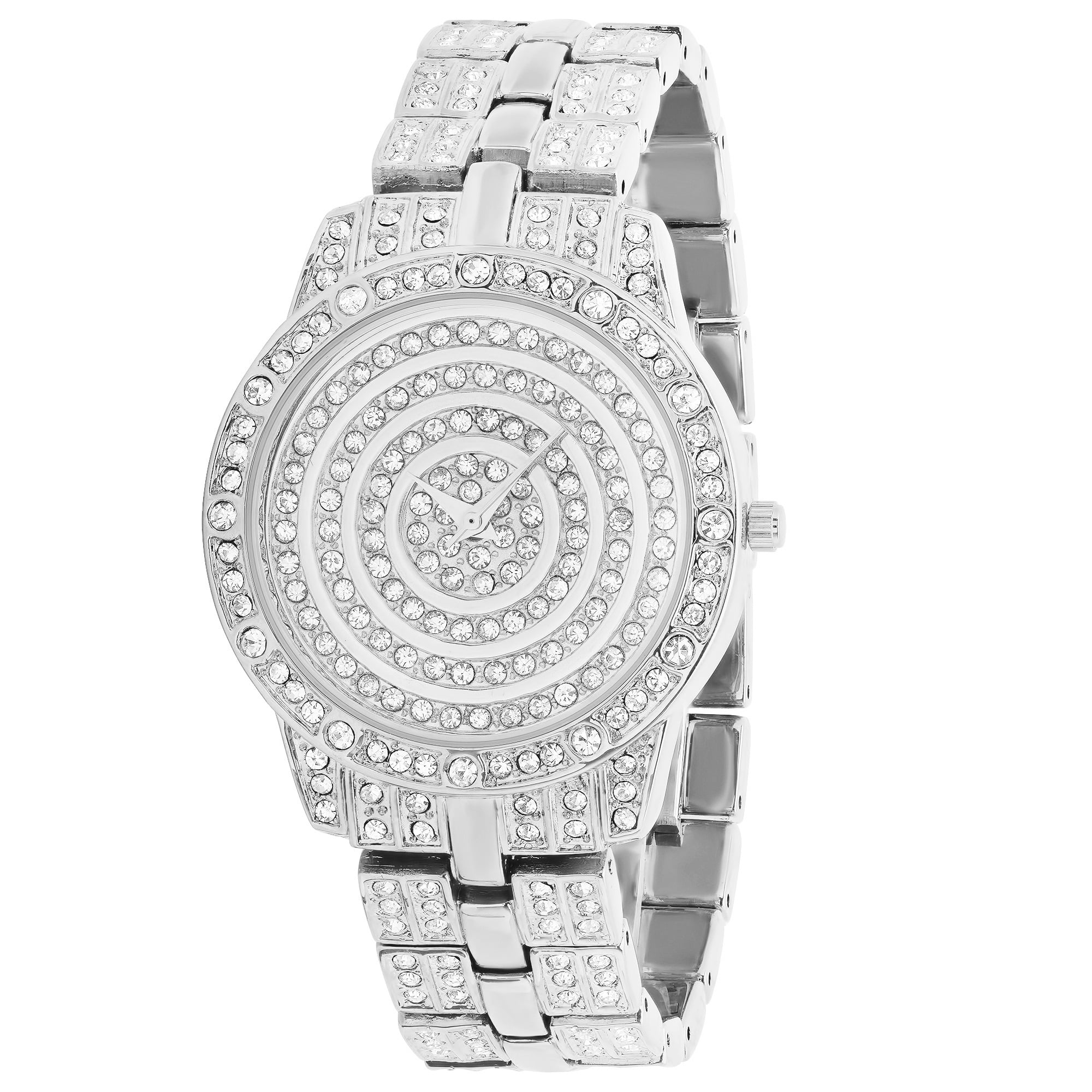 cubic zirconia iced out watch