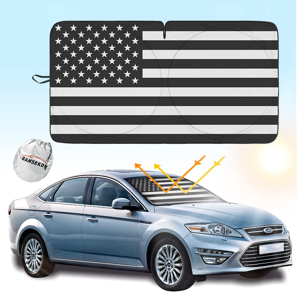 Banseko Car Windshield Sunshade, Auto Heat Shield Reflector Cover