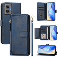 thumbnail image 3 of Funda para Motorola MOTO G55 Cartera de Mano con Cremallera y Correa Cruzada Desmontable, 3 of 5