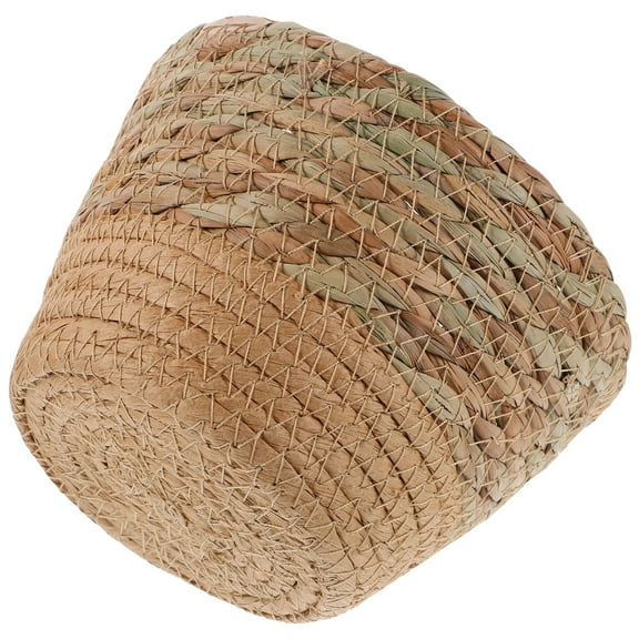 BESTOYARD Woven Planter Pot Seagrass Natural Color 1Set For Home Decor