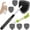 grey, variant on Extendable Car Window Cleaning Tool With Aluminum Handle And Washable Pad For Interior/Exterior Glass
