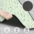 thumbnail image 3 of Naloa Wildflower Watercolor 5 Car Foot Mat Set of 4 Pieces - Universal Floor Liner Neoprene Full Set Floor Mats for Cars Trucks SUV, 3 of 7
