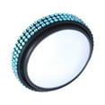 thumbnail image 2 of jiaping Automotive Mirror Clear Glass Convex Rhinestone Decoration Accessory Blue, 2 of 9