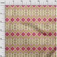 thumbnail image 2 of oneOone Cotton Poplin Fabric Geometric Ikat Printed Fabric 1 Yard 42 Inch Wide, 2 of 4
