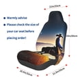 thumbnail image 2 of Lsque Azure Sky Western Desert Cowboy Pattern Car Seat Covers for Front Seats , Waterproof Seat Covers for Cars, Sporty Front Seat Covers,Car Seat Cover Protector Front Seats, 2 of 5