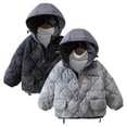 thumbnail image 3 of MXIEZI 3-14T Boys Winter Hooded Down Outerwear Coats for Kids Baby Toddler Light Puffer Down Jacket, 3 of 8