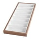 thumbnail image 1 of sweethay 7 rejillas para gafas, bandeja de exhibición, estuches para gafas de sol, estante para collares, organizador de joyas de , caja de Cadenas y cordones para anteojos Blanco, 1 of 6