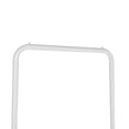 thumbnail image 5 of 3-Tier Metal Rolling Laundry Cart with Hanging Bar Wheel,Organizer Storage with Double Pole Rack and Bottom Shelf Basket Storage Cart, 5 of 8