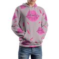 thumbnail image 5 of Pink Lips Lipstick Pattern 3D Print Hoodie Men Women Autumn Thin Pullover Sweatshirt Vintage Streetwear Tops, 5 of 6