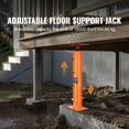 thumbnail image 2 of KFFKFF Home Floor Jack, Adjustable 19"-36" Height, Supports Up to 18000 lbs, Steel Telescoping Jack Post for Basement Leveling, Temporary Lift and Support Beam, 2 of 9