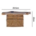 thumbnail image 5 of Bolsa colgante para cintura de jardín, bolsa para cinturón de lona para herramientas de jardín, bolsa portaherramientas resistente para hombres/mujeres, cinturón para herramientas", 5 of 5