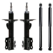 4x Struts AUTOMUTO Shock Absorbers Fits 2012-2014 for Toyota Prius C,2006-2011 for Toyota Yaris with 334472 334473 343442 Auto Shocks - Front Rear